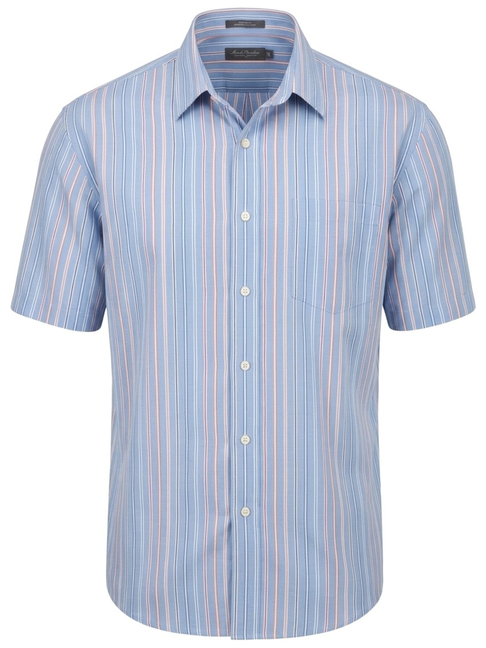Daniel Cremieux Signature Collection Men's Striped Short Sleeve Shirt